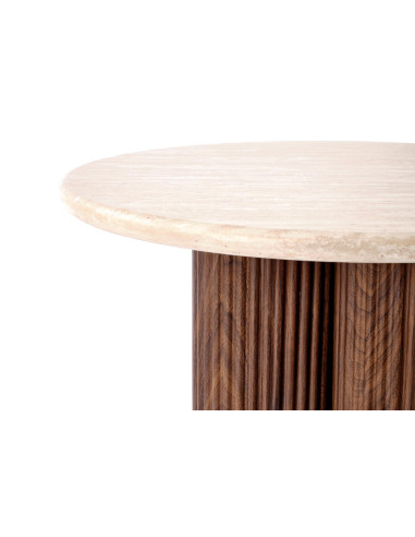 DOROTEA_S  ława trawertyn / orzechowy (2p 1szt)