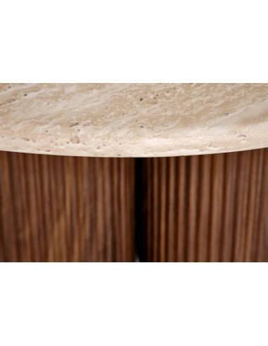 DOROTEA  ława trawertyn / orzechowy (2p 1szt)