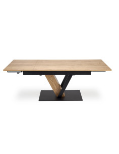FANIS  stół rozkładany, naturalny / czarny (3p 1szt) 2