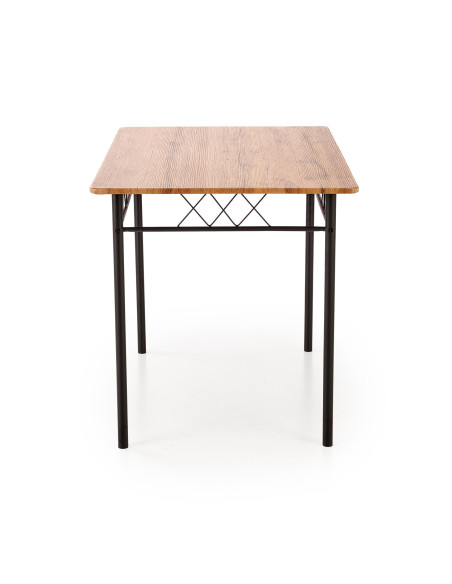 FAUST zestaw stół + 4 krzesła dąb naturalny / czarny (1p 1kpl)