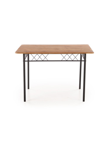 FAUST zestaw stół + 4 krzesła dąb naturalny / czarny (1p 1kpl)