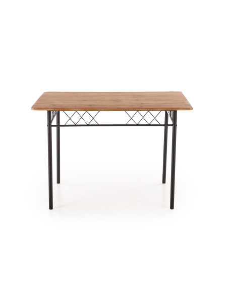 FAUST zestaw stół + 4 krzesła dąb naturalny / czarny (1p 1kpl)