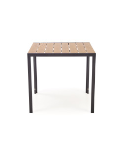 FIERRO  stół kwadratowy, brązowy / czarny (1p 1szt) 2