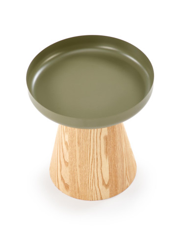 GINA ława, naturalny / zielony (1p 1szt)