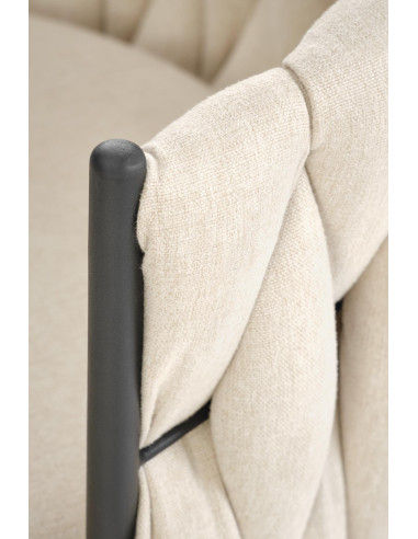 H125 hoker, nogi - czarny, siedzisko - beżowy (1p 2szt)