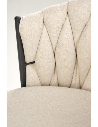 H125 hoker, nogi - czarny, siedzisko - beżowy (1p 2szt)