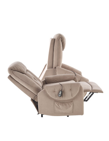 HORTON fotel wypoczynkowy beżowy