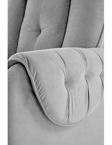 HORTON fotel wypoczynkowy popielaty