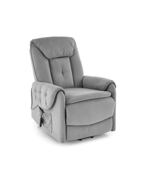 HORTON fotel wypoczynkowy popielaty