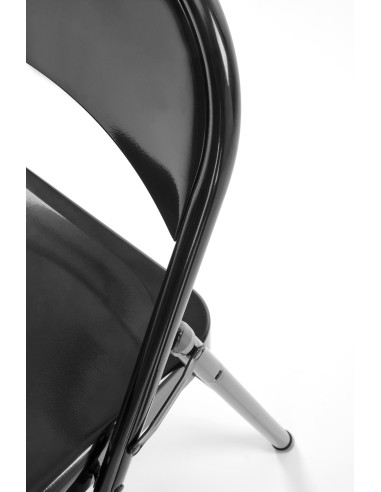 K565 krzesło składane, czarny (1p 6szt)