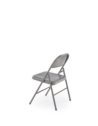 K565 krzesło składane, popielaty (1p 6szt)