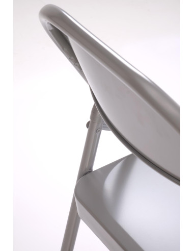 K565 krzesło składane, popielaty (1p 6szt)