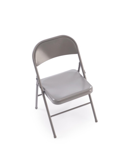 K565 krzesło składane, popielaty (1p 6szt)