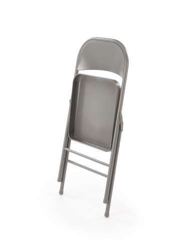 K565 krzesło składane, popielaty (1p 6szt)
