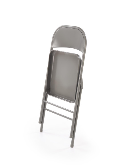 K565 krzesło składane, popielaty (1p 6szt)