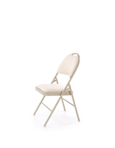 K566 krzesło składane, beżowy (1p 6szt)