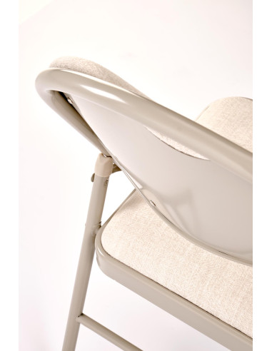 K566 krzesło składane, beżowy (1p 6szt)