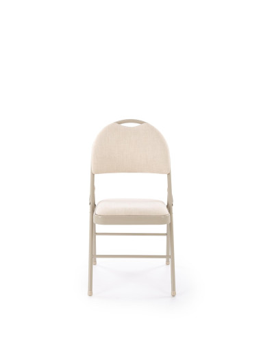 K566 krzesło składane, beżowy (1p 6szt)