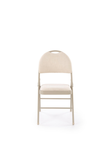 K566 krzesło składane, beżowy (1p 6szt)