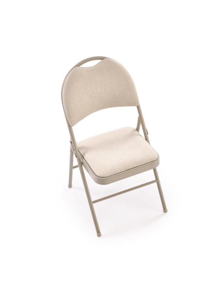 K566 krzesło składane, beżowy (1p 6szt)
