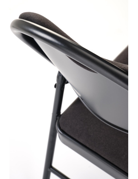 K566 krzesło składane, czarny (1p 6szt)