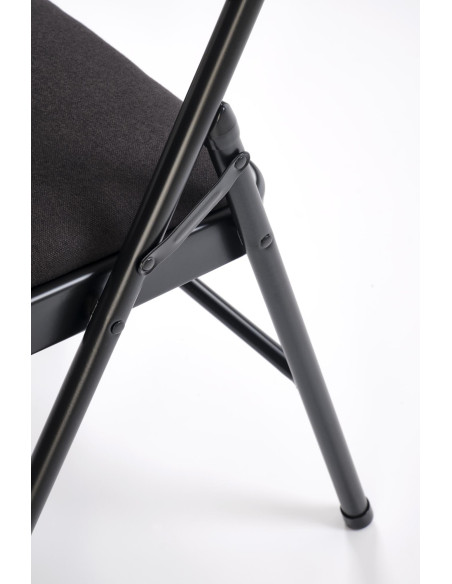 K566 krzesło składane, czarny (1p 6szt)