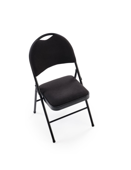 K566 krzesło składane, czarny (1p 6szt)