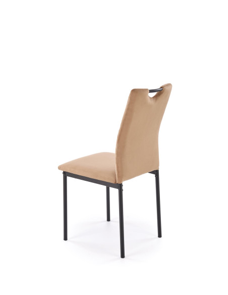 K577 krzesło beżowy / czarny (1p 4szt)