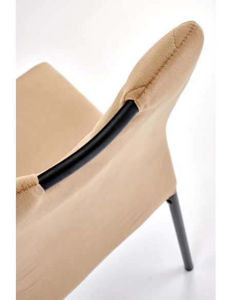 K577 krzesło beżowy / czarny (1p 4szt)