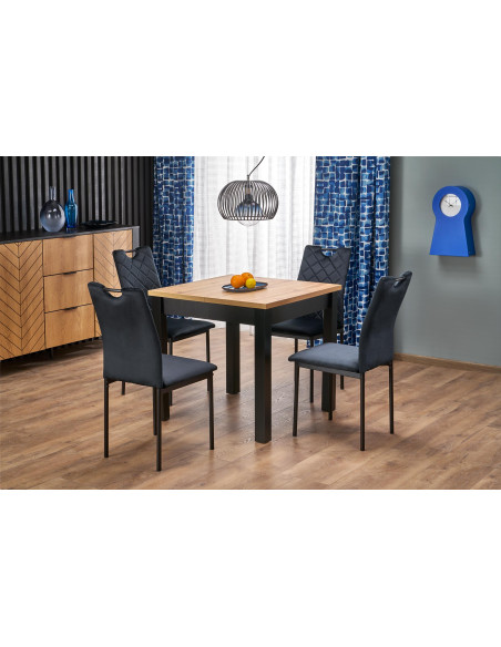 K577 krzesło czarny / czarny (1p 4szt)