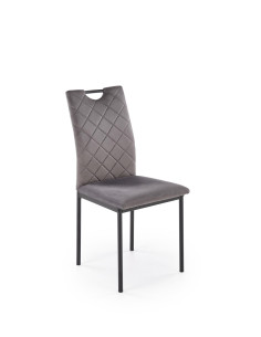 K577 krzesło popielaty / czarny (1p 4szt)