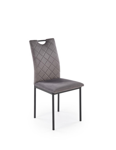 K577 krzesło popielaty / czarny (1p 4szt)