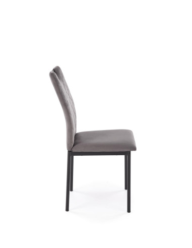 K577 krzesło popielaty / czarny (1p 4szt)