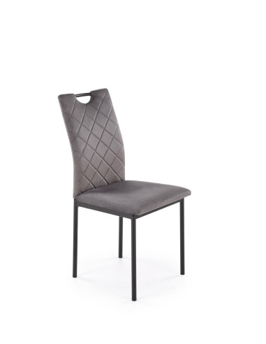 K577 krzesło popielaty / czarny (1p 4szt)