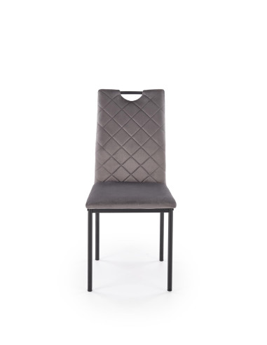 K577 krzesło popielaty / czarny (1p 4szt)