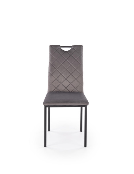 K577 krzesło popielaty / czarny (1p 4szt)