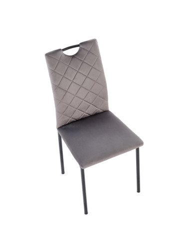 K577 krzesło popielaty / czarny (1p 4szt)