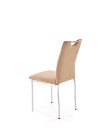 K578 krzesło beżowy / srebrny (1p 4szt)