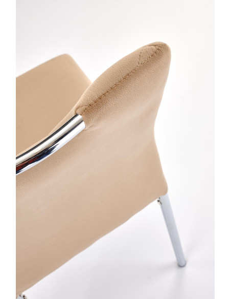 K578 krzesło beżowy / srebrny (1p 4szt)