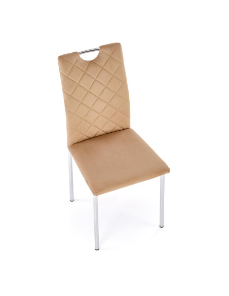 K578 krzesło beżowy / srebrny (1p 4szt)