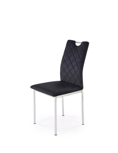 K578 krzesło czarny /srebrny  (1p 4szt)