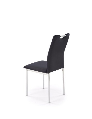 K578 krzesło czarny /srebrny  (1p 4szt)