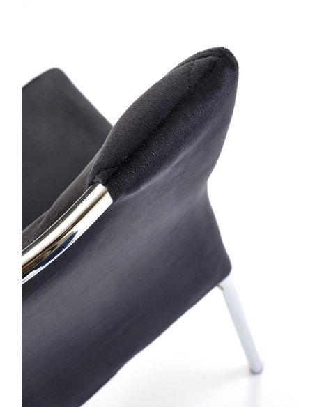 K578 krzesło czarny /srebrny  (1p 4szt)