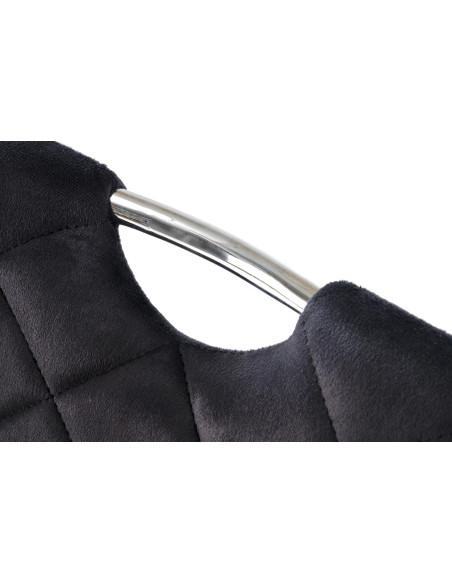 K578 krzesło czarny /srebrny  (1p 4szt)