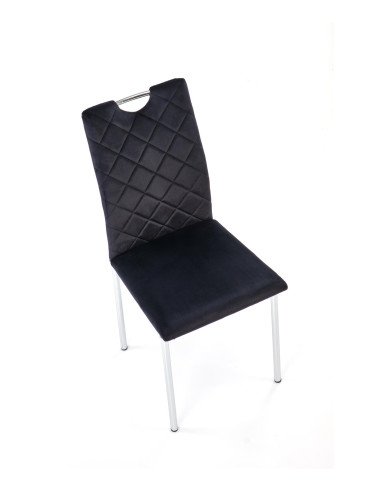 K578 krzesło czarny /srebrny  (1p 4szt)