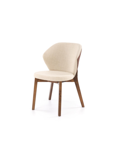 K583 krzesło, orzechowy / brązowy / beżowy (1p 2szt)