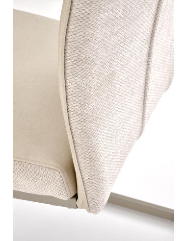 K584 krzesło, beżowy / popielaty / kaszmir (1p 4szt)