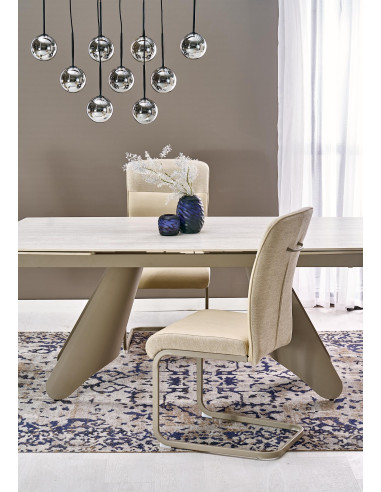 K584 krzesło, beżowy / popielaty / kaszmir (1p 4szt)