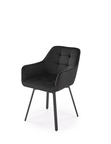 K588 krzesło z funkcją obracania, czarny