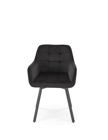 K588 krzesło z funkcją obracania, czarny